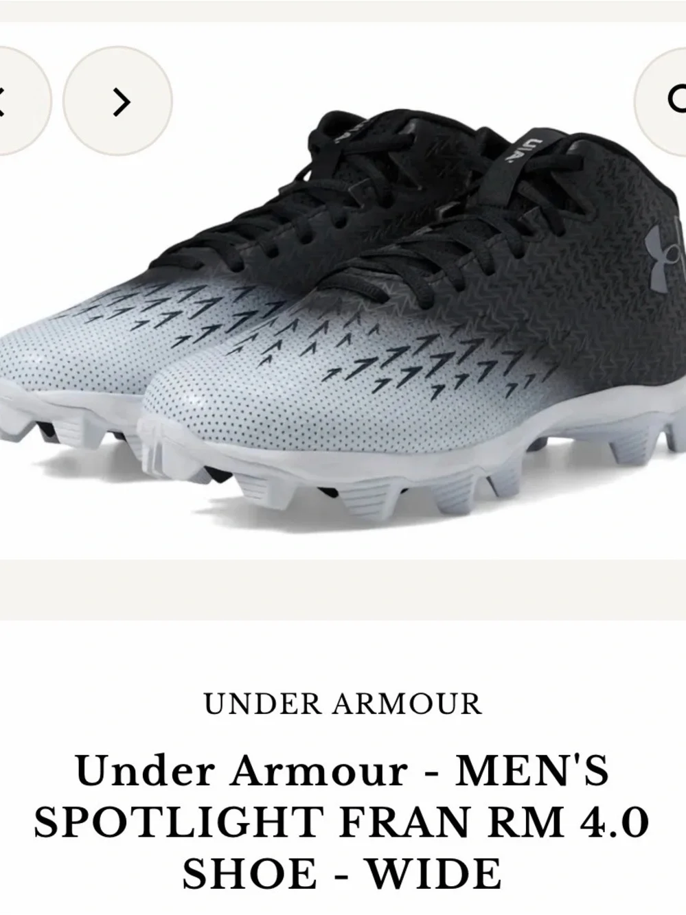 Under Armour Men's Spotlight Fran RM 4.0